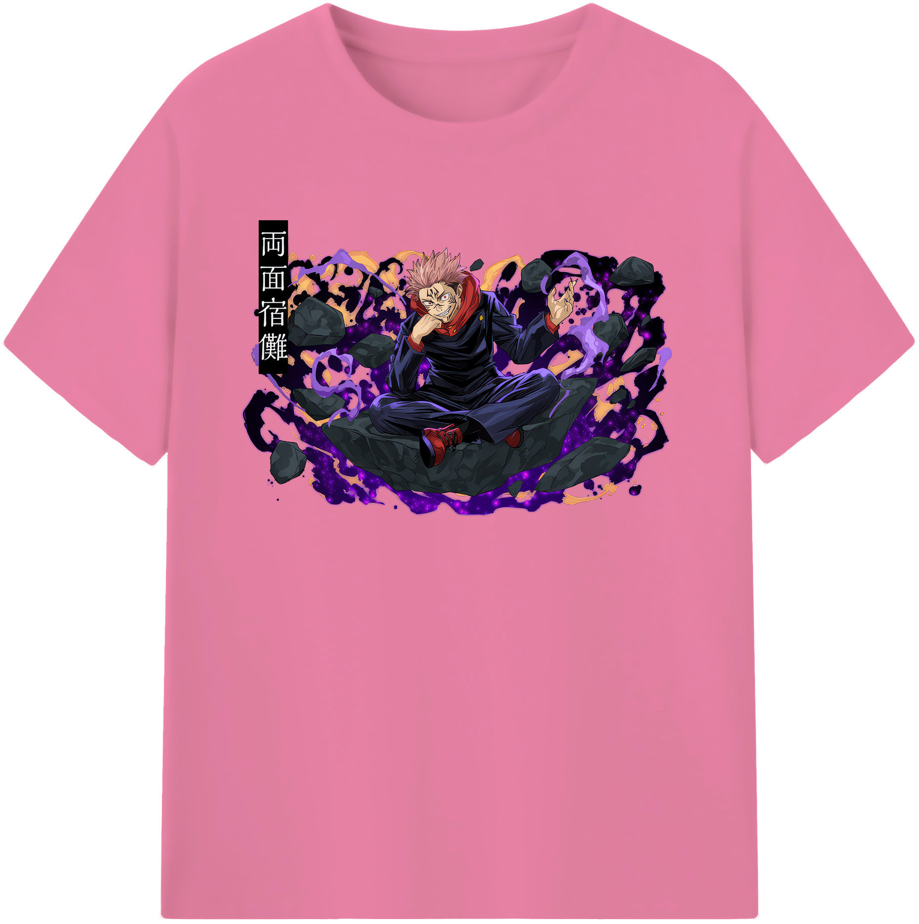 （画像用） 呪術廻戦 Jujutsu Kaisen 綿100％半袖Tシャツ（フロントプリント）